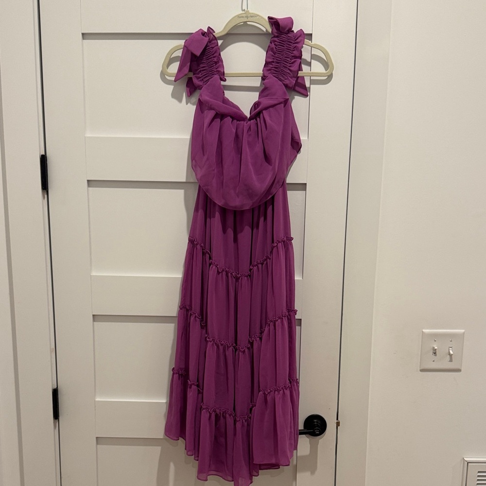 Misa Los Angeles Purple Kids Dress